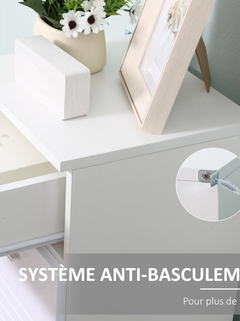 Meuble bas de salle de bain 1 porte tiroir blanc Blanc Blanc - Kiabi