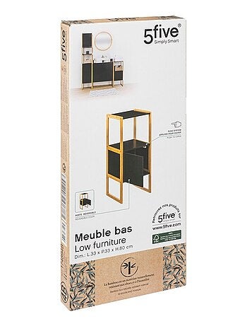 Meuble bas Natureo noir