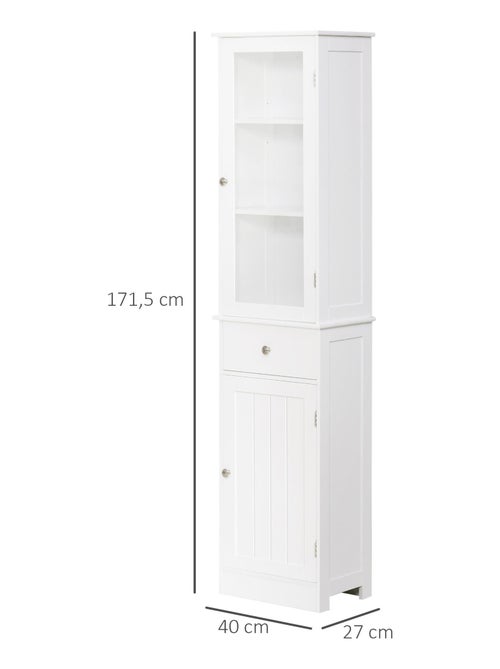Meuble colonne de salle de bain multi-rangement - Kiabi