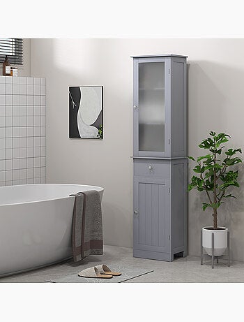Meuble colonne de salle de bain multi-rangement