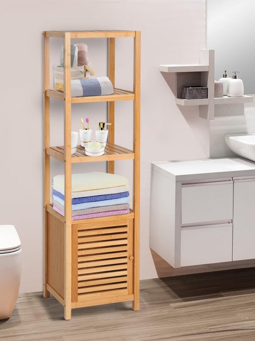 Meuble colonne rangement salle de bain - Kiabi