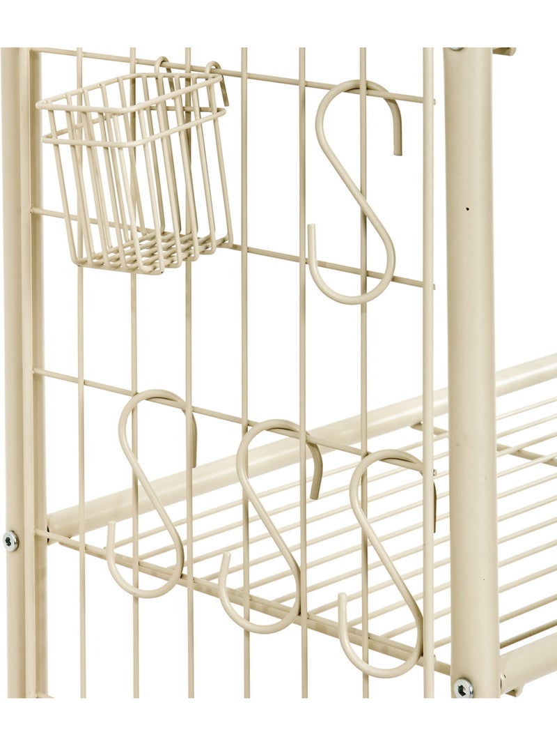 Meuble de Buanderie en Acier LINEA Beige - Kiabi