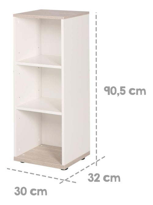 Meuble de rangement 3 cases en bois 'Moritz' ROBA - Kiabi Meuble de rangement 3 cases en bois 'Moritz' ROBA - Kiabi