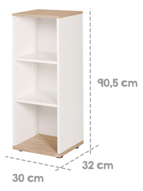 Meuble de rangement 3 cases en bois 'Pia' ROBA - Kiabi