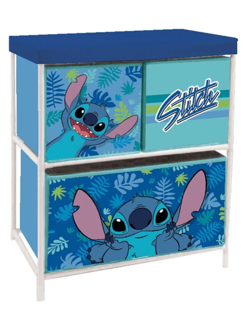 Meuble de rangement 3 paniers- Stitch - 50x30x60 cm - Kiabi