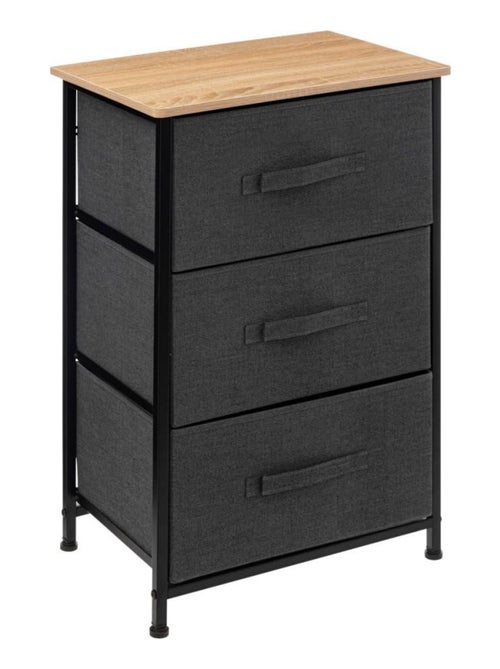 Meuble de rangement 3 tiroirs TISSA - Kiabi