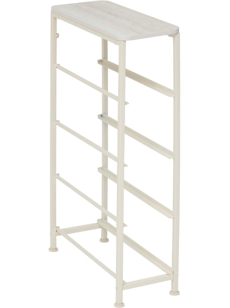 Meuble de rangement 4 tiroirs en acier et tissu TISSA Beige - Kiabi