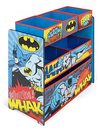 Meuble de rangement 6 paniers En Bois BATMAN - 62X30X60CM