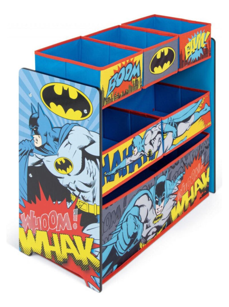 Meuble de rangement 6 paniers En Bois BATMAN - 62X30X60CM Multicolore - Kiabi