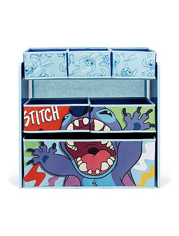 Meuble de rangement 6 paniers En Bois STITCH - 62X30X60CM