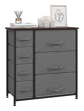 Meuble de rangement 64L x 30l x 71H cm noir