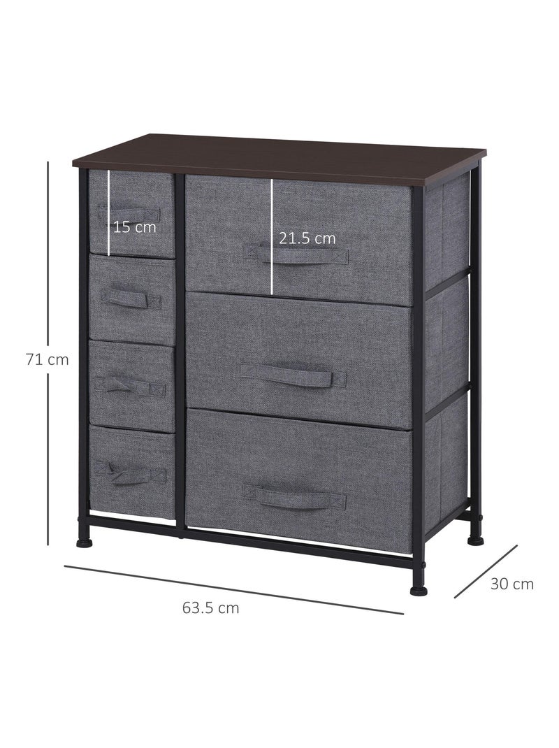 Meuble de rangement 64L x 30l x 71H cm noir Noir - Kiabi