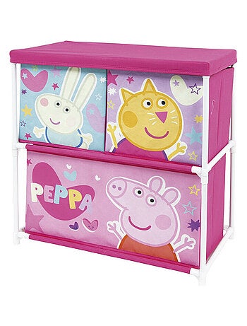 Meuble de rangement à 3 paniers - Peppa Pig