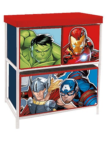 Meuble de rangement à 3 paniers Avengers