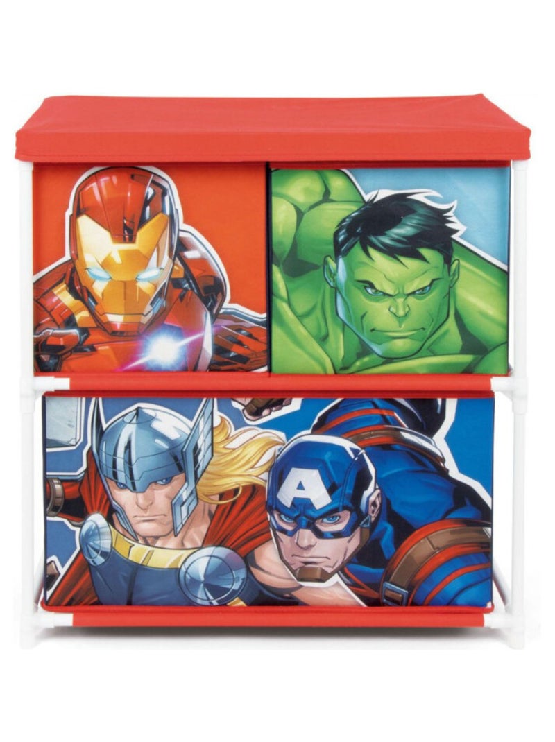 Meuble de rangement à 3 paniers Avengers Multicolore - Kiabi