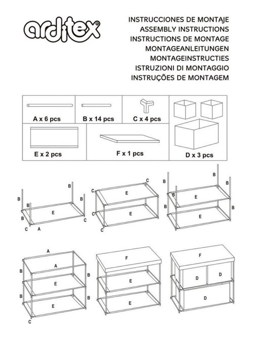 Meuble de rangement à 3 paniers Batman - Kiabi