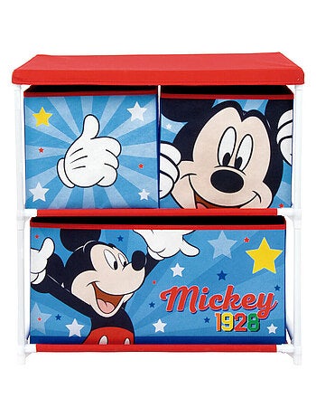 Meuble de rangement à 3 paniers Disney Mickey