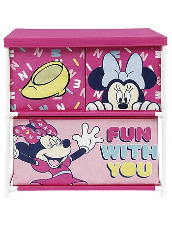 Meuble de rangement à 3 paniers Disney Minnie