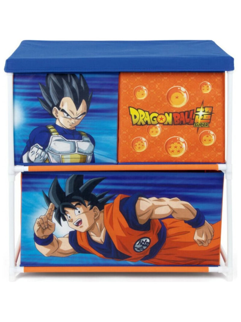 Meuble de rangement à 3 paniers Dragon Ball Z Orange - Kiabi