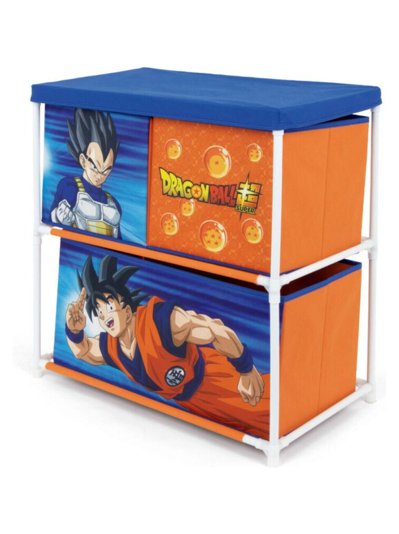 Meuble de rangement à 3 paniers Dragon Ball Z Orange - Kiabi