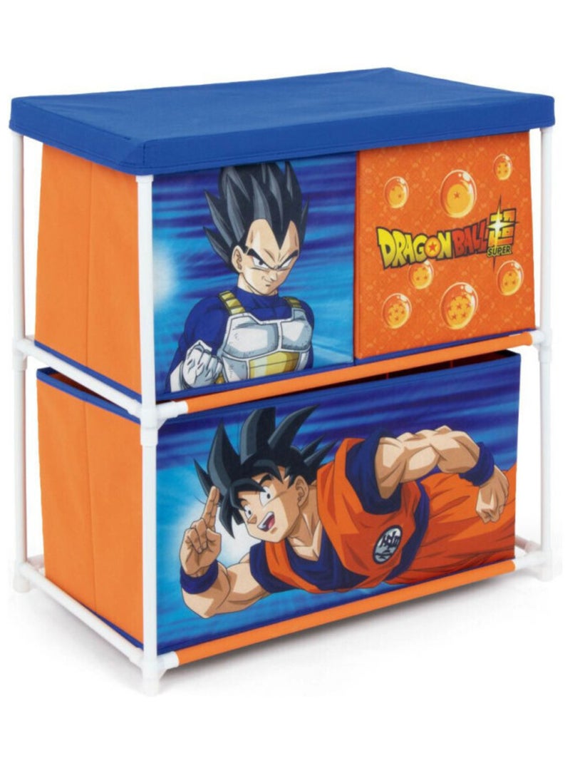 Meuble de rangement à 3 paniers Dragon Ball Z Orange - Kiabi