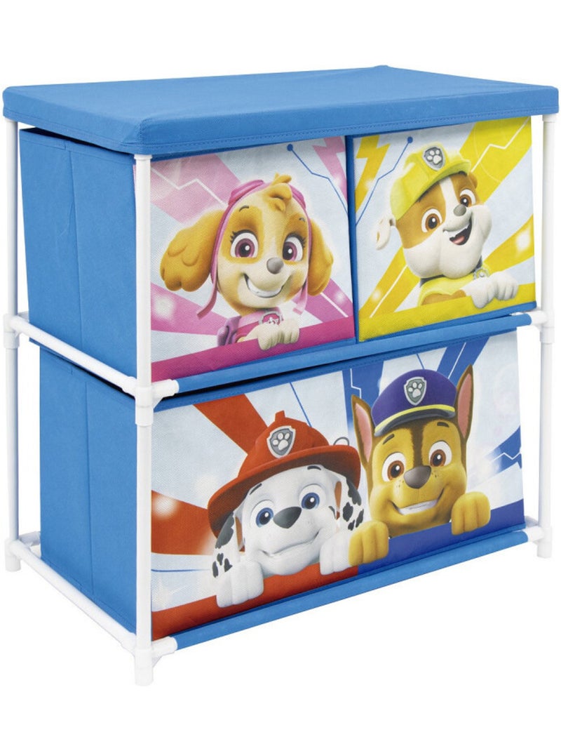 Meuble de rangement à 3 paniers Pat Patrouille Multicolore - Kiabi