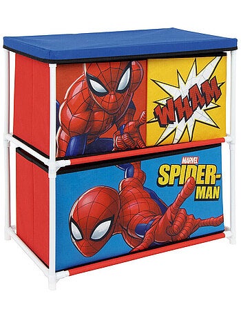 Meuble de rangement à 3 paniers Spiderman