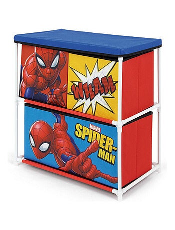 Meuble de rangement à 3 paniers Spiderman