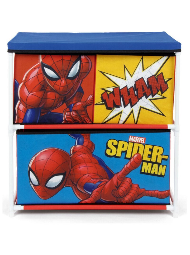 Meuble de rangement à 3 paniers Spiderman Rouge - Kiabi
