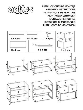 Meuble de rangement à 3 paniers Superman