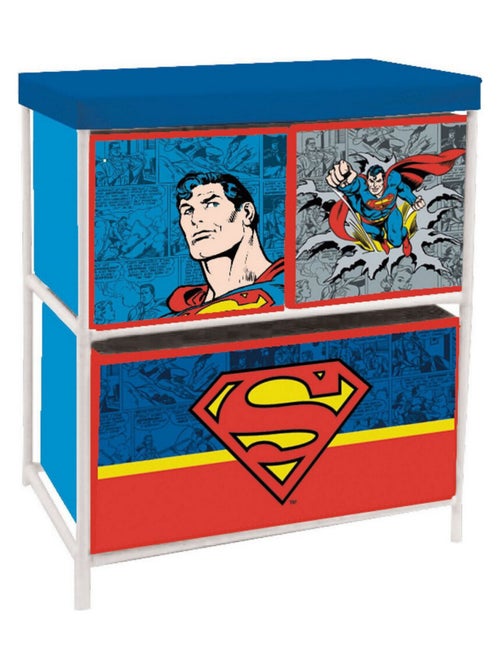 Meuble de rangement à 3 paniers Superman - Kiabi