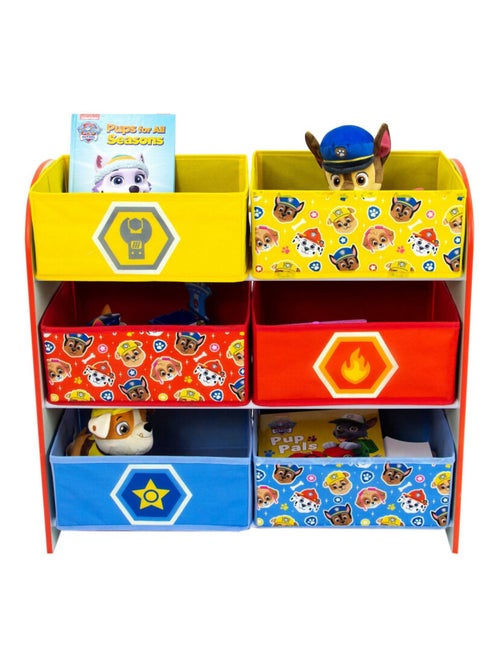 Meuble de Rangement à 6 paniers - Pat'Patrouille Badges- Haut 63 cm - Kiabi