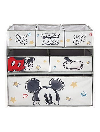 Meuble de Rangement à 6 paniers Disney Mickey