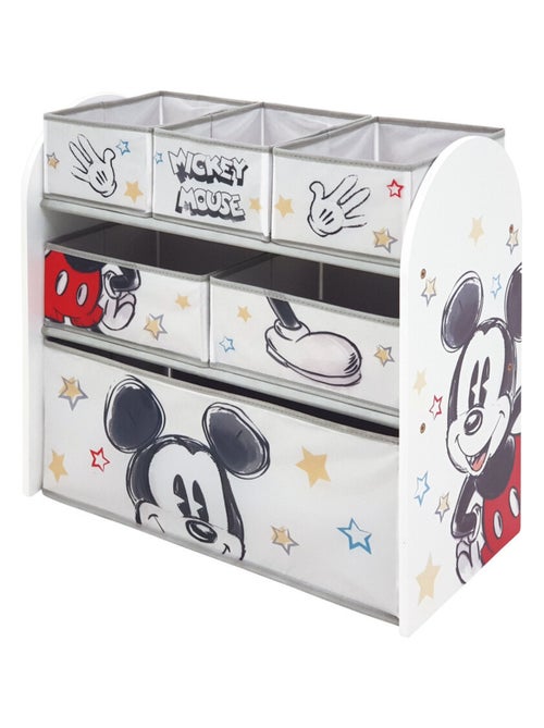 Meuble de Rangement à 6 paniers Disney Mickey - Kiabi Meuble de Rangement à 6 paniers Disney Mickey - Kiabi