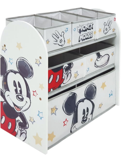 Meuble de Rangement à 6 paniers Disney Mickey - Kiabi Meuble de Rangement à 6 paniers Disney Mickey - Kiabi
