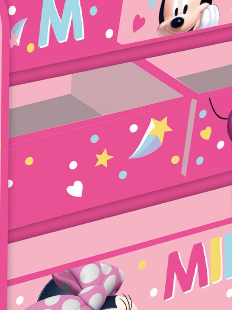 Meuble de Rangement à 6 paniers Minnie Rose - Kiabi