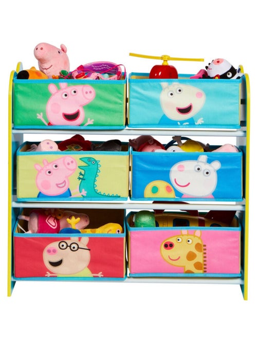 Meuble de Rangement à 6 paniers Peppa Pig - Kiabi