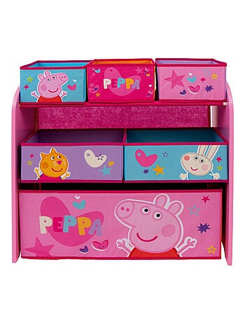 Meuble de Rangement à 6 paniers Peppa Pig