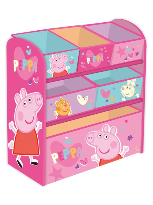 Meuble de Rangement à 6 paniers Peppa Pig - Kiabi Meuble de Rangement à 6 paniers Peppa Pig - Kiabi