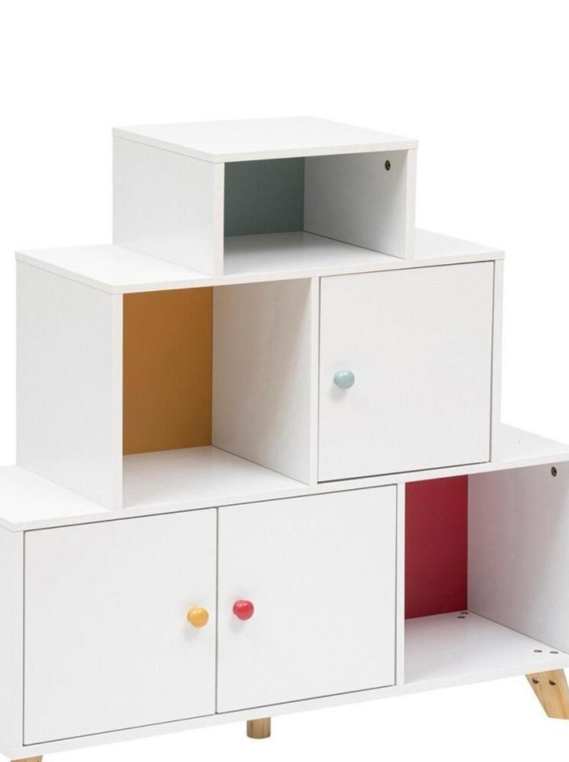 Meuble de rangement Circus Blanc - Kiabi