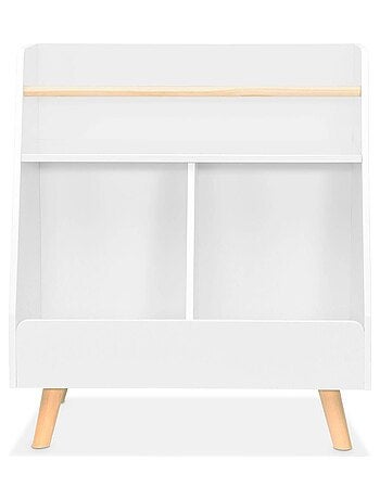 Meuble de rangement enfant 1 étagère 2 espaces de rangement Tobias