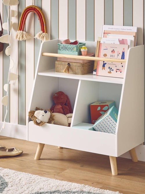Meuble de rangement enfant 1 étagère 2 espaces de rangement Tobias - Kiabi