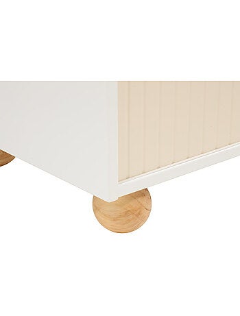 Meuble de rangement enfant 2 portes coulissantes BOULI