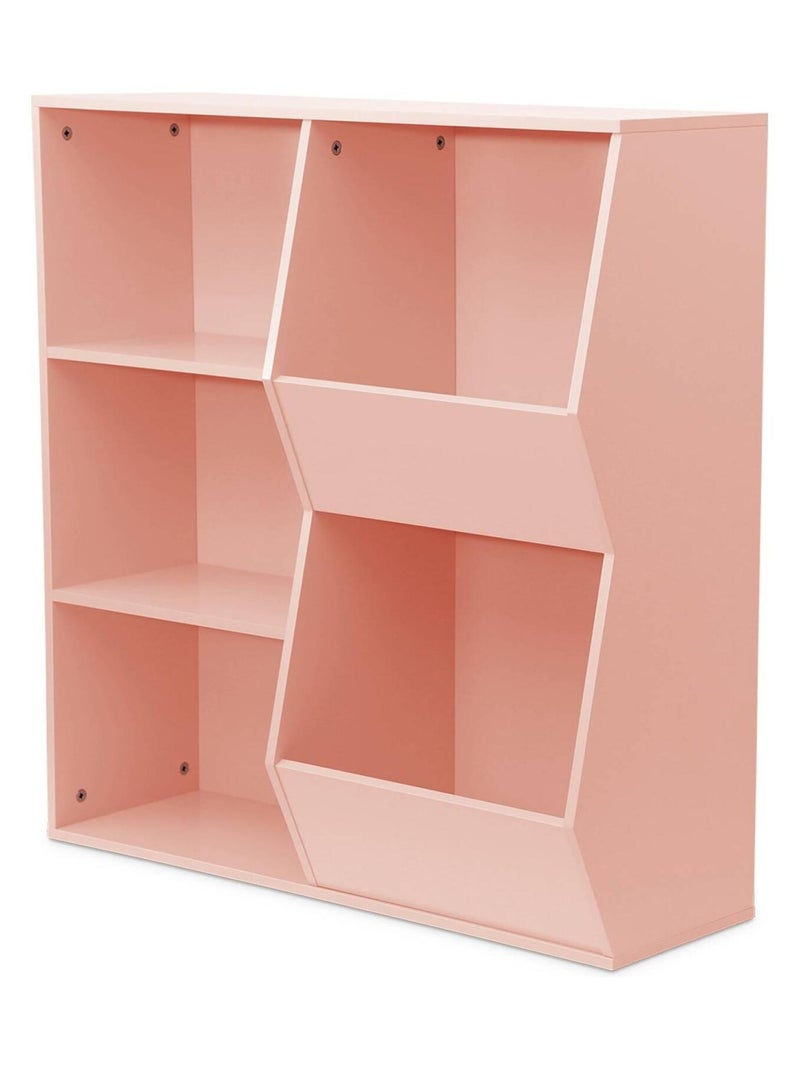 Meuble de rangement enfant 3 étagères 2 espaces de rangement Tobias Rose - Kiabi