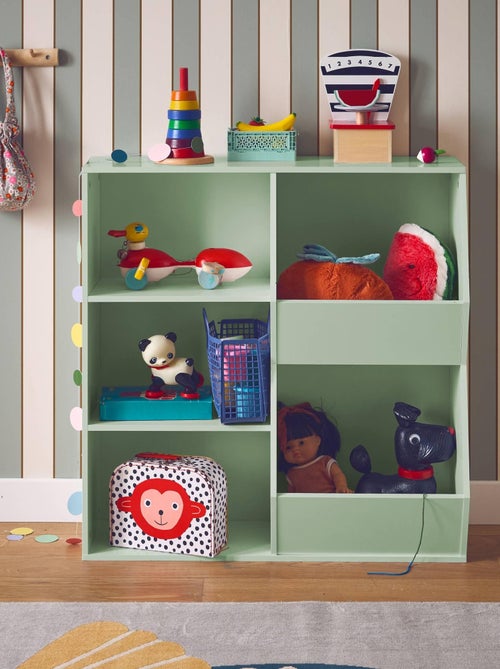 Meuble de rangement enfant 3 étagères 2 espaces de rangement Tobias - Kiabi