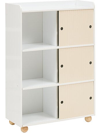 Meuble de rangement enfant 3 portes coulissantes BOULI
