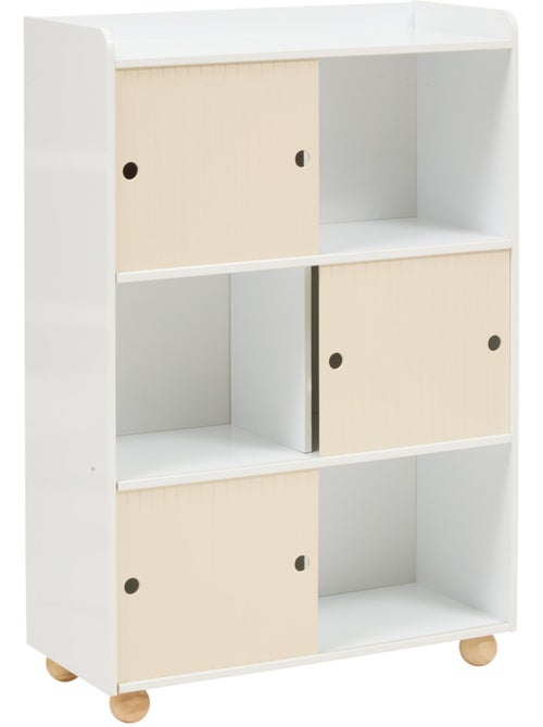 Meuble de rangement enfant 3 portes coulissantes BOULI - Kiabi