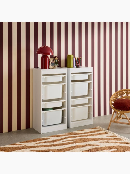 Meuble de rangement enfant 4 bacs de rangement (lot de 2) Sora x2 - Kiabi Meuble de rangement enfant 4 bacs de rangement (lot de 2) Sora x2 - Kiabi