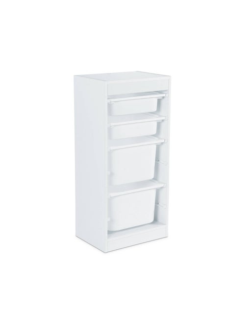 Meuble de rangement enfant 4 bacs de rangement Sora - Kiabi Meuble de rangement enfant 4 bacs de rangement Sora - Kiabi