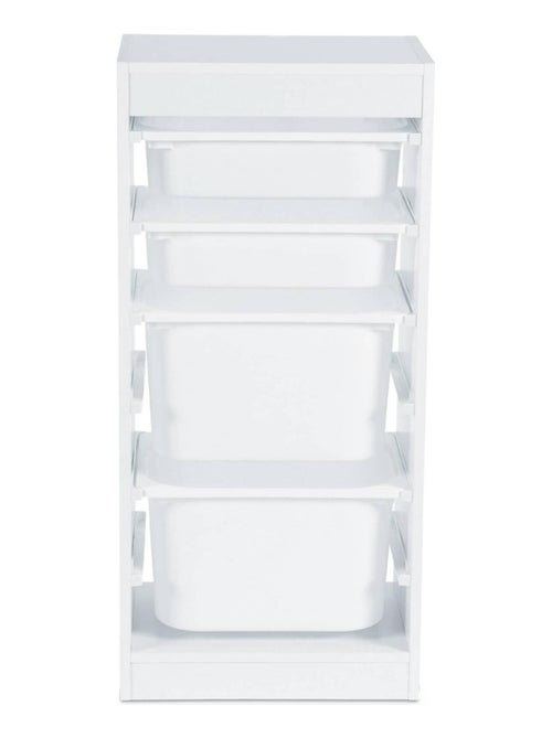 Meuble de rangement enfant 4 bacs de rangement Sora - Kiabi Meuble de rangement enfant 4 bacs de rangement Sora - Kiabi